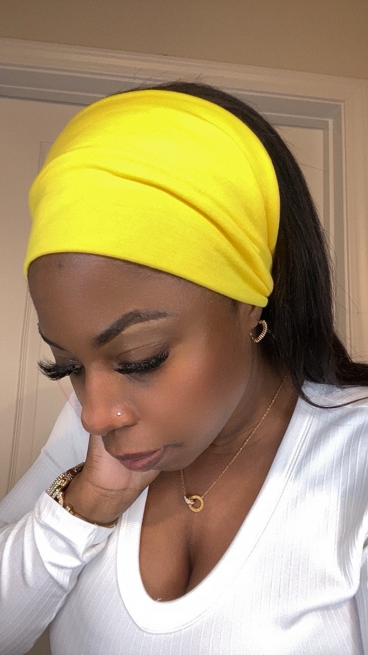 Yellow headband