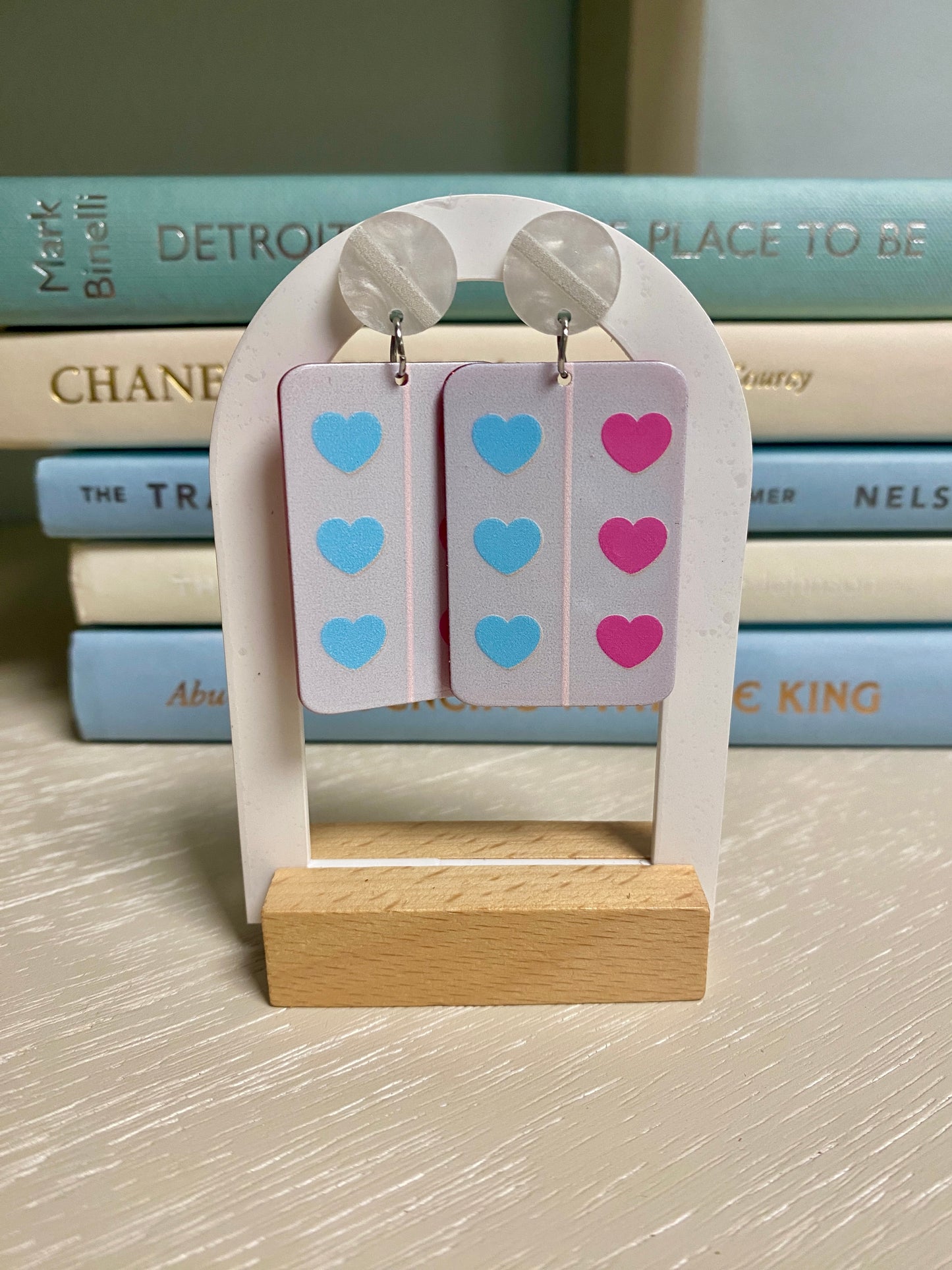 Cute heart earrings
