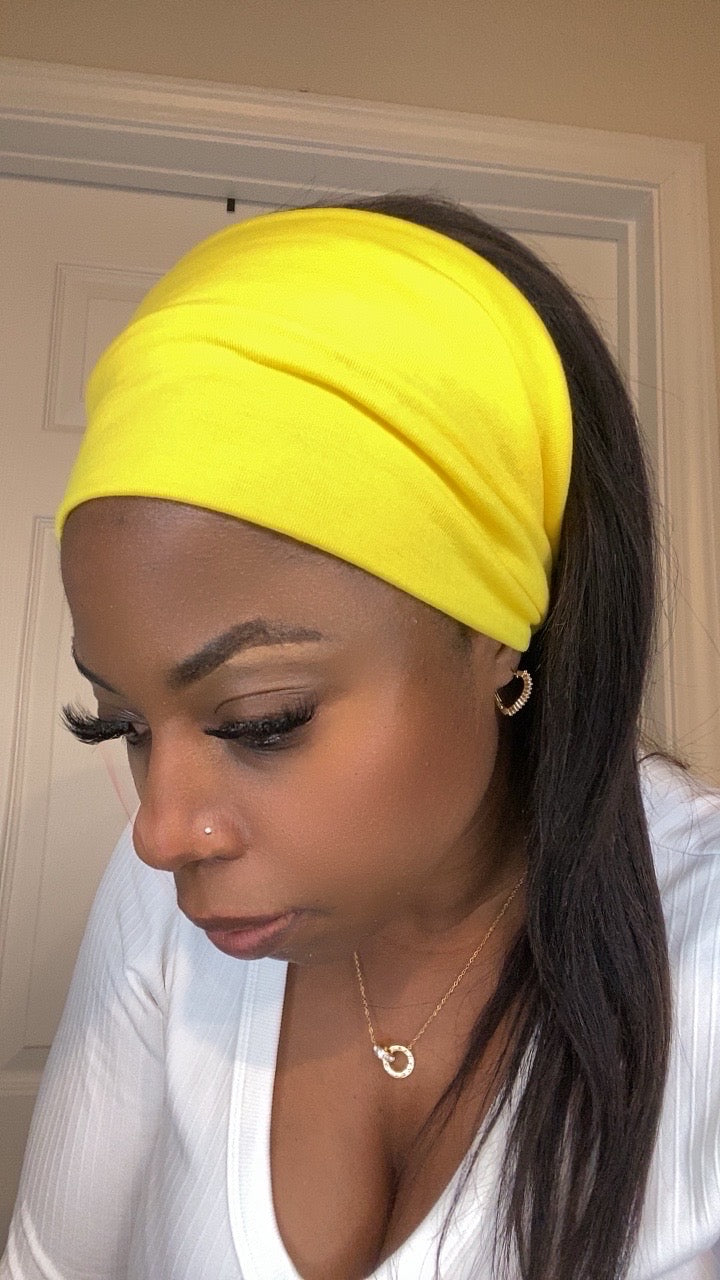 Yellow headband