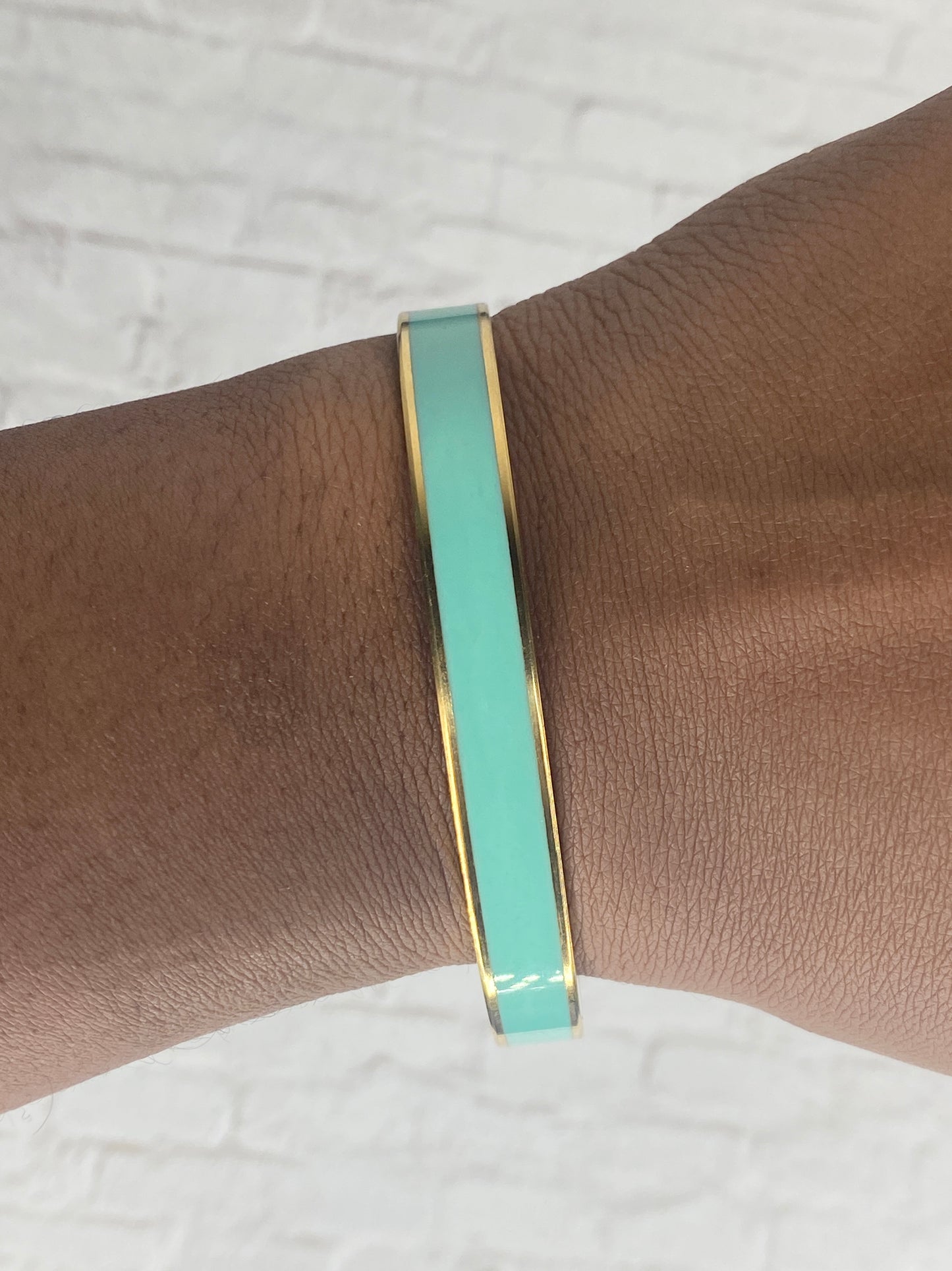 18k gold plated Turquoise bangle