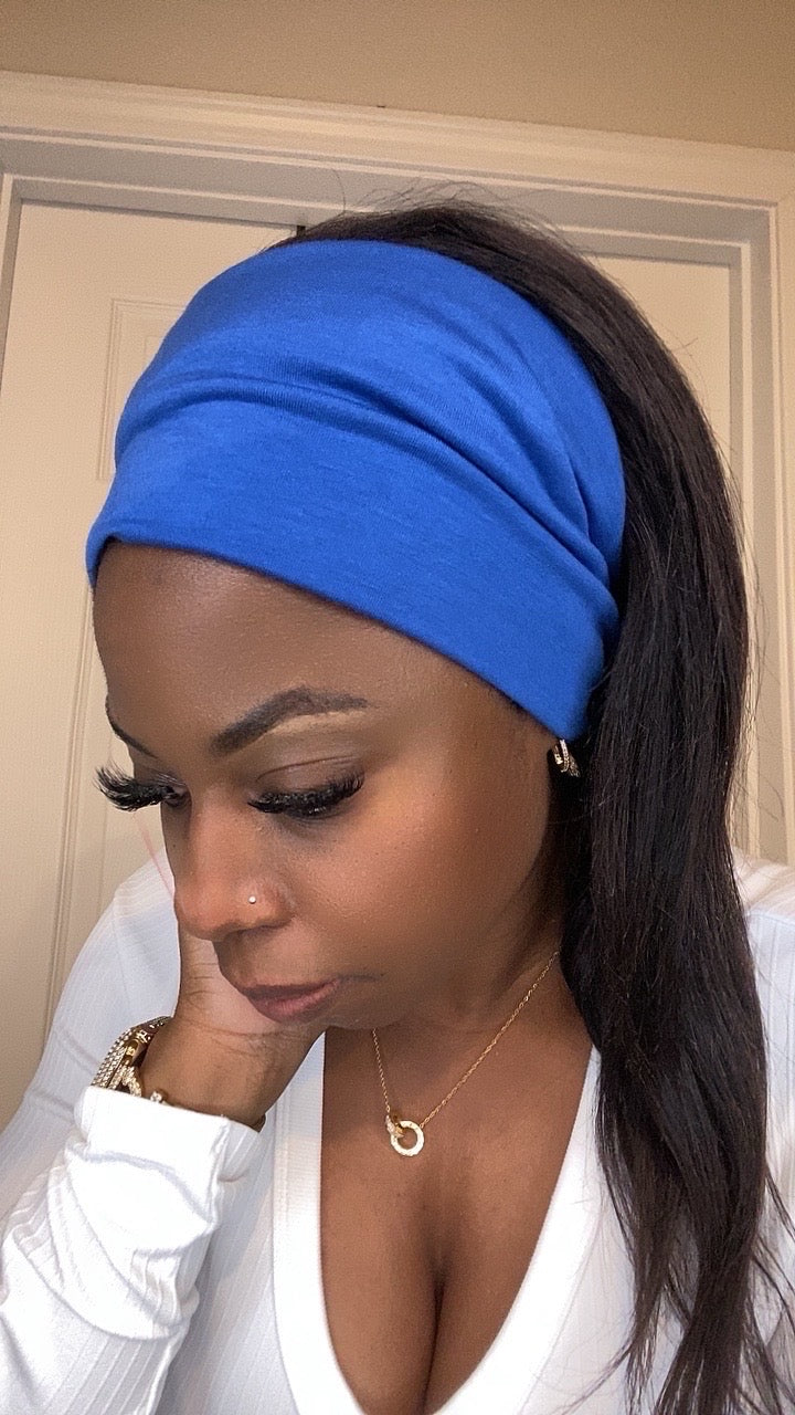 Navy headbands