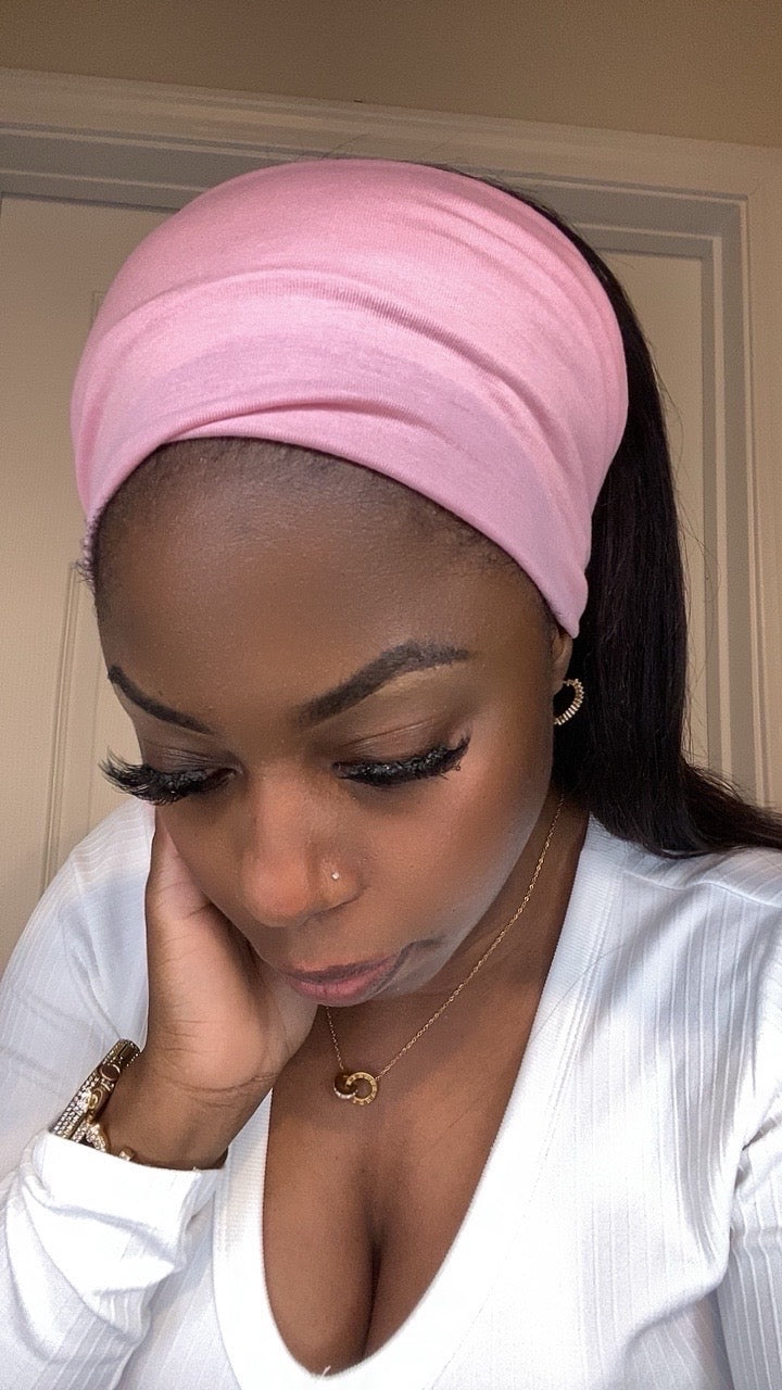 Baby pink headband