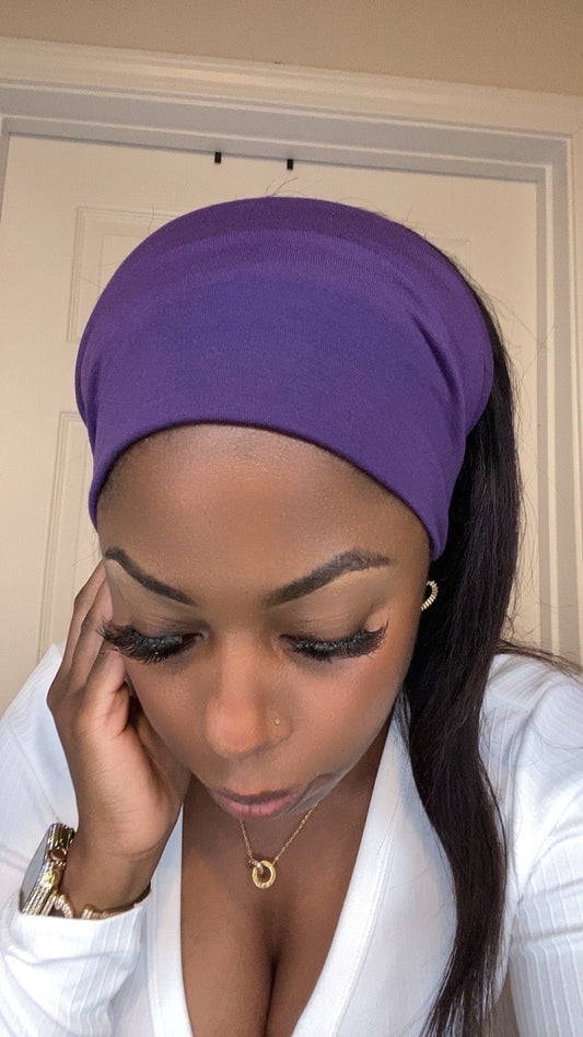 Purple headband