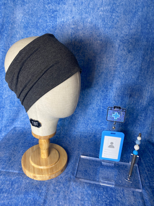 Baby blue shaker badge combo set
