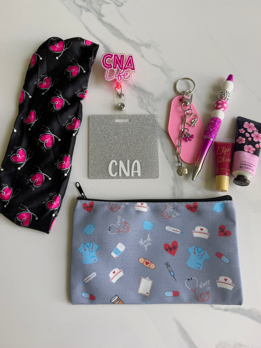 Silver pink cna