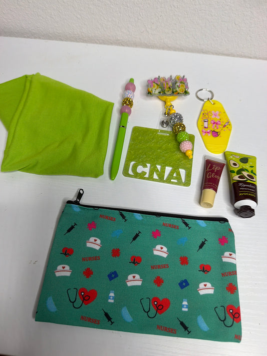 Green and yellow cna set